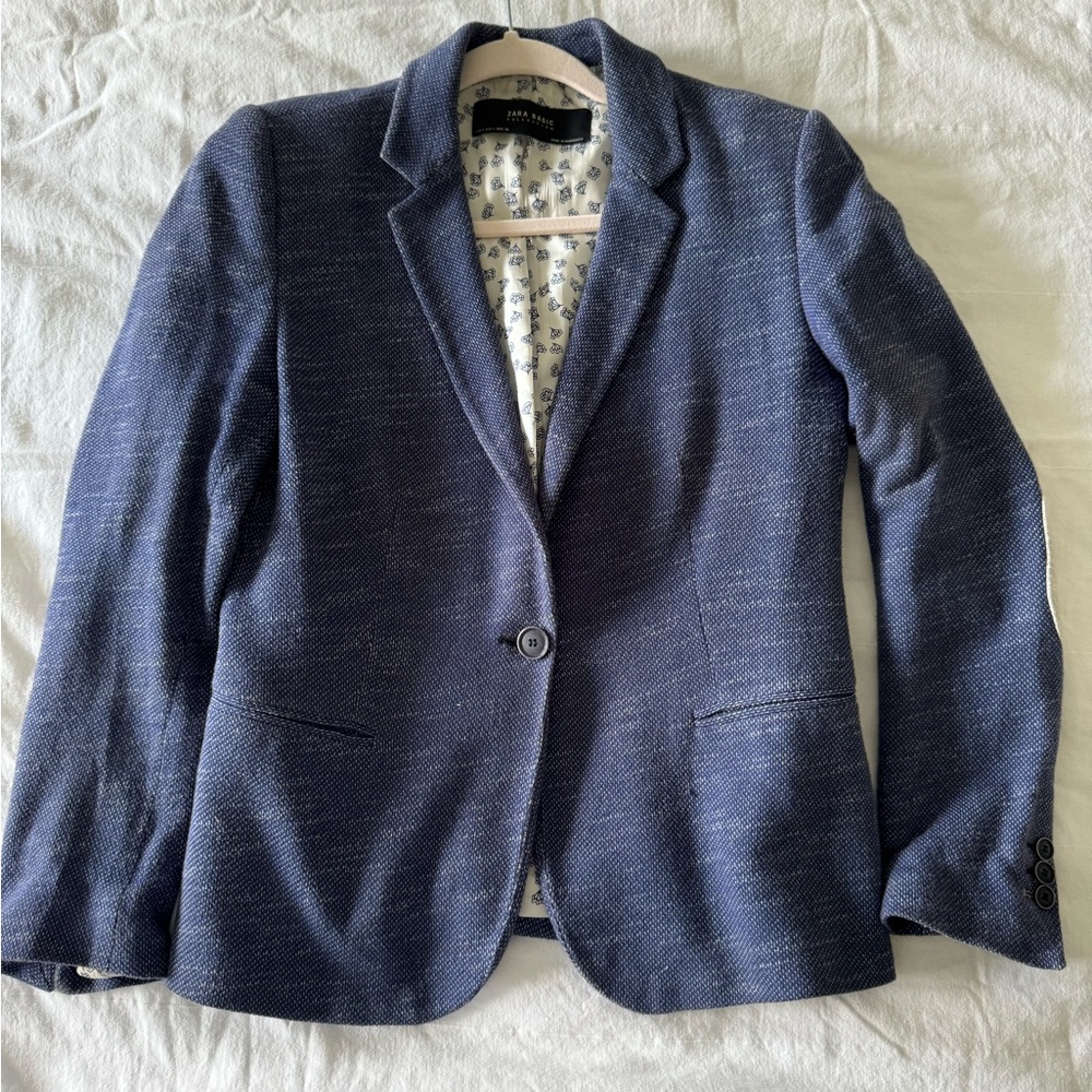 Zara Basic blue sport jacket